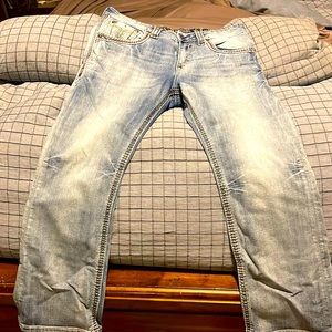 Worn once 36/30 Rock Revival jeans